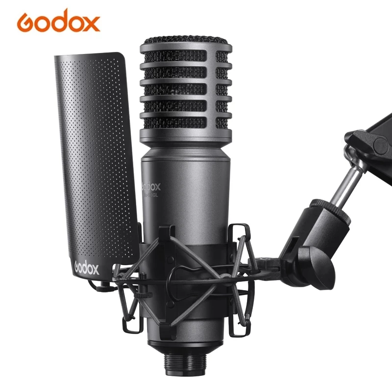 

XMic 100GL Large-diaphragm Studio Condenser XLR Microphone for Pro Studio Podcast,Live Broadcast Hanging Microphones
