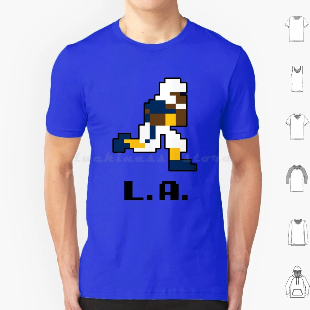 8 Bit Lac Football 2 T Shirt 6xl Cotton Cool Tee La San Diego Sandiego Chargers Sandiego Philip Rivers Phillip