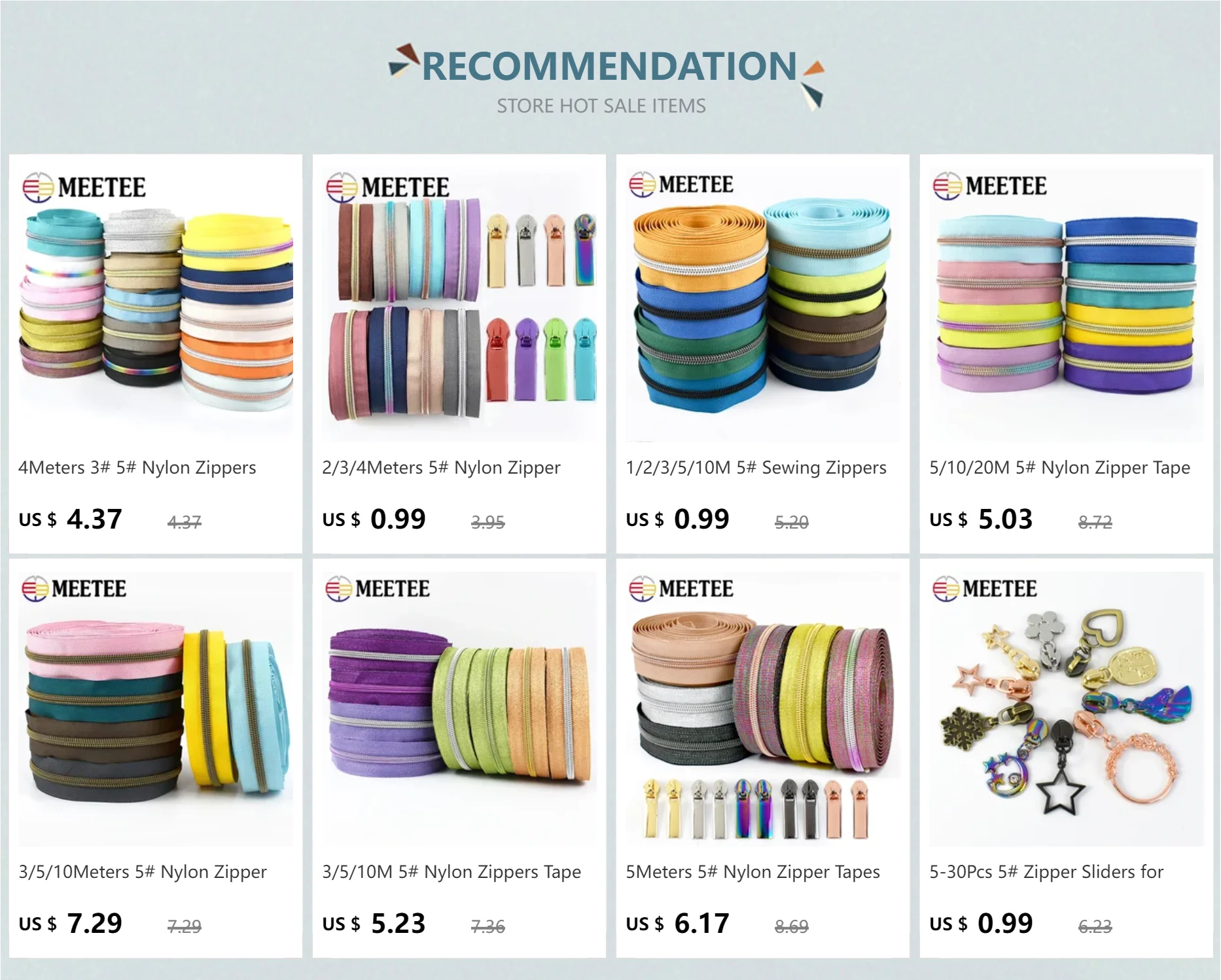 /10Meter 5 # bunte Nylon-Reiß verschluss bänder Gun black Tooth Coil Zip Schneider für Taschen Kleidungs stück Reparatur set DIY Näh zubehör – Detail 1