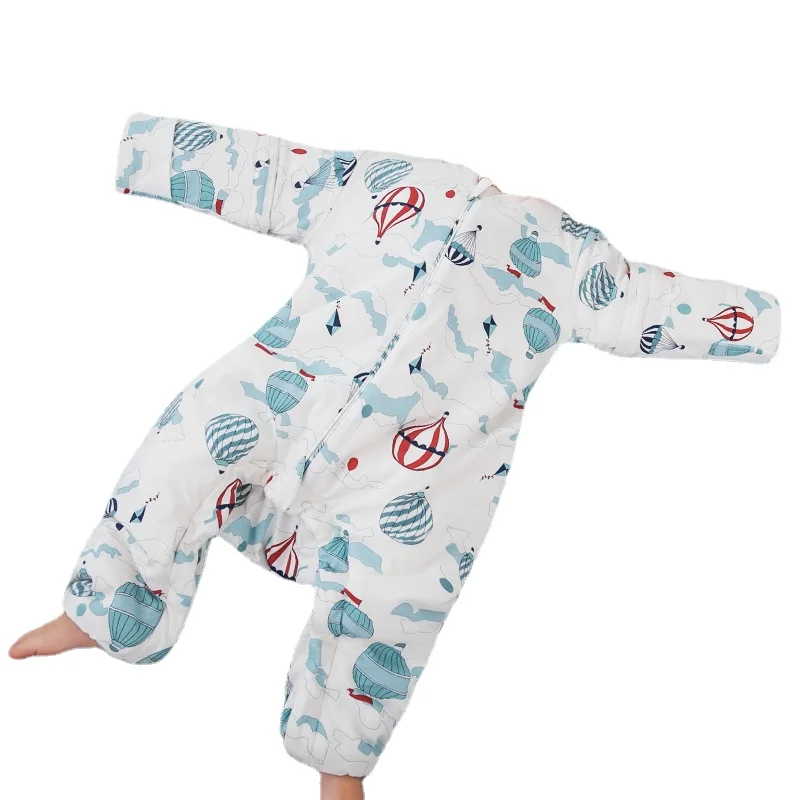 

Hxl Baby Sleeping Bag Spring and Autumn Baby Pure Cotton Anti-Kick Quilt Four Seasons Children Split Leg Sleeping Bag