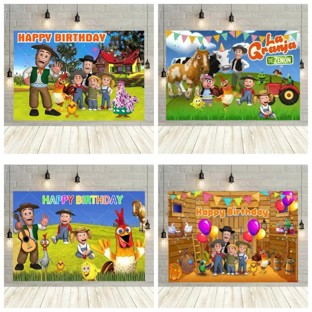 

Green Grass Farm Theme Party Decoration Background Children Kids 1st Birthday Baby Shower Banner Photo Backdrop Photozone