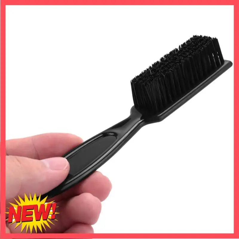 

B17C 6 шт. карманная расческа, ножницы, щетка для чистки, парикмахерская, выцветание кожи, винтажная масляная головка, форма, резьба, щетка для чистки