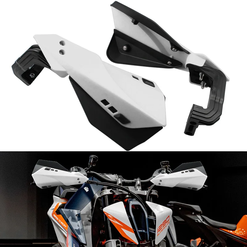 

New off-road vehicle motorcycle windshield handlebar anti-collision cover double-layer pointed handguard anti-fall handguard