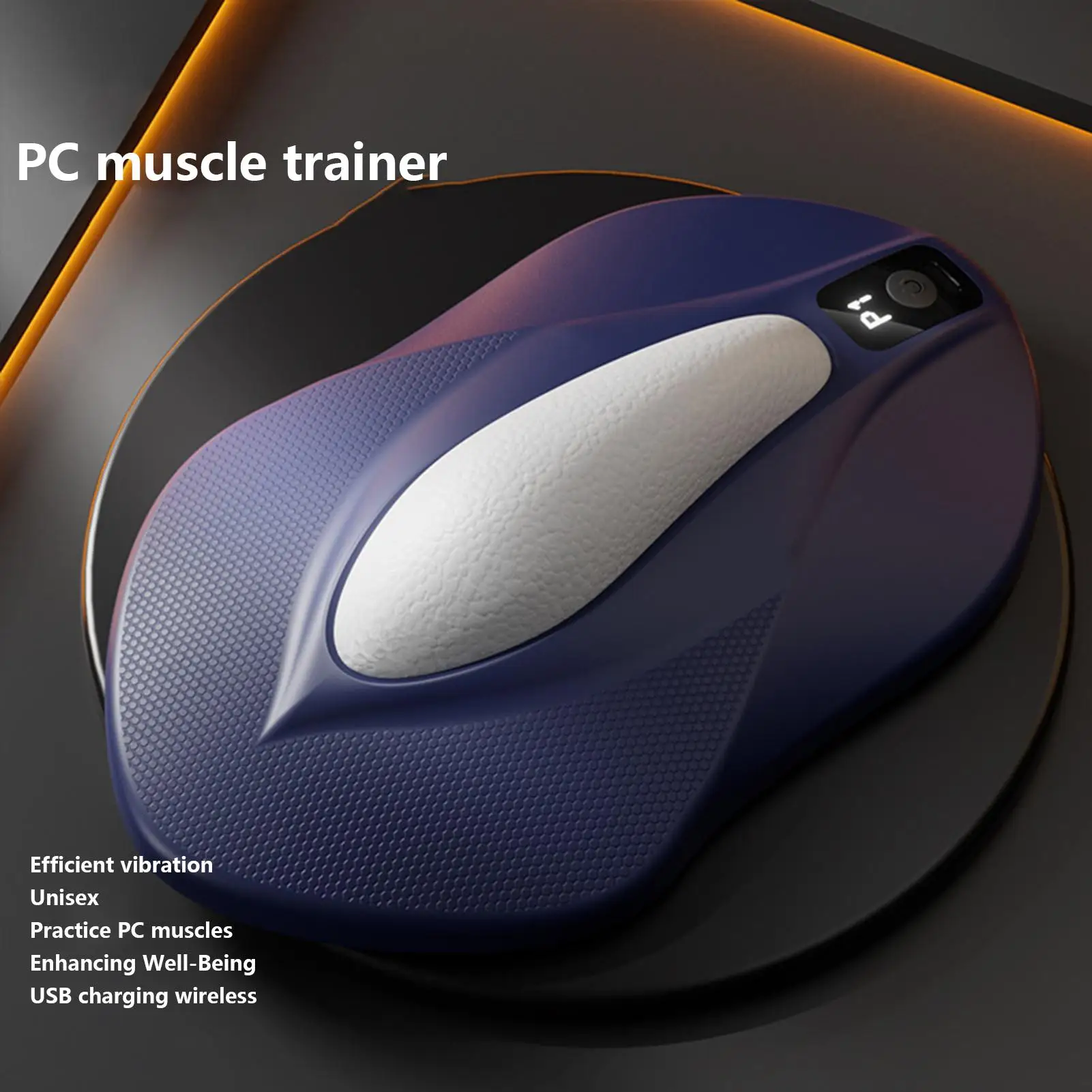 

Pelvic Floor Muscle Trainer Wireless Electric Rechargeable Exerciser Pelvic Floor Exerciser For Home Fitness Yoga Work Gym