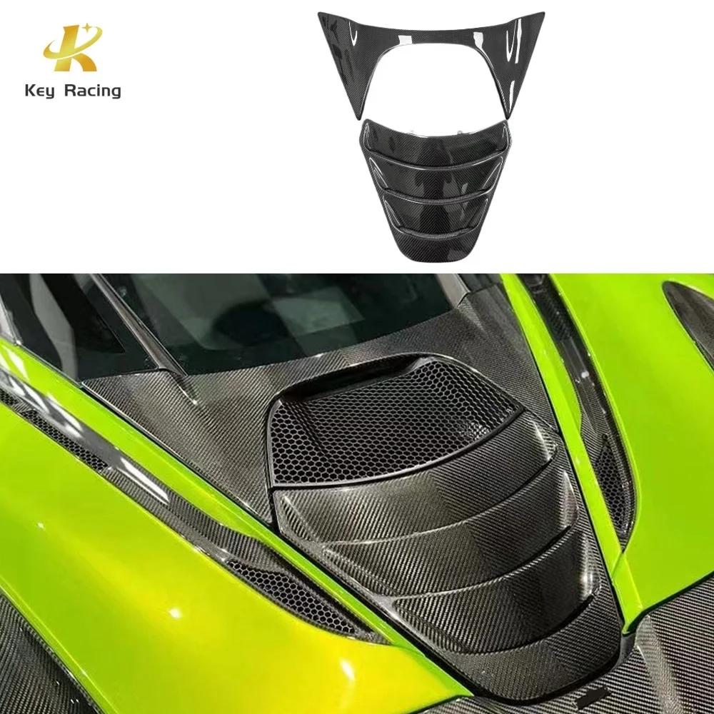 720S Engine Compartment Accessories Dry Carbon Fiber Engine Air Intake Cover For McLaren 720s