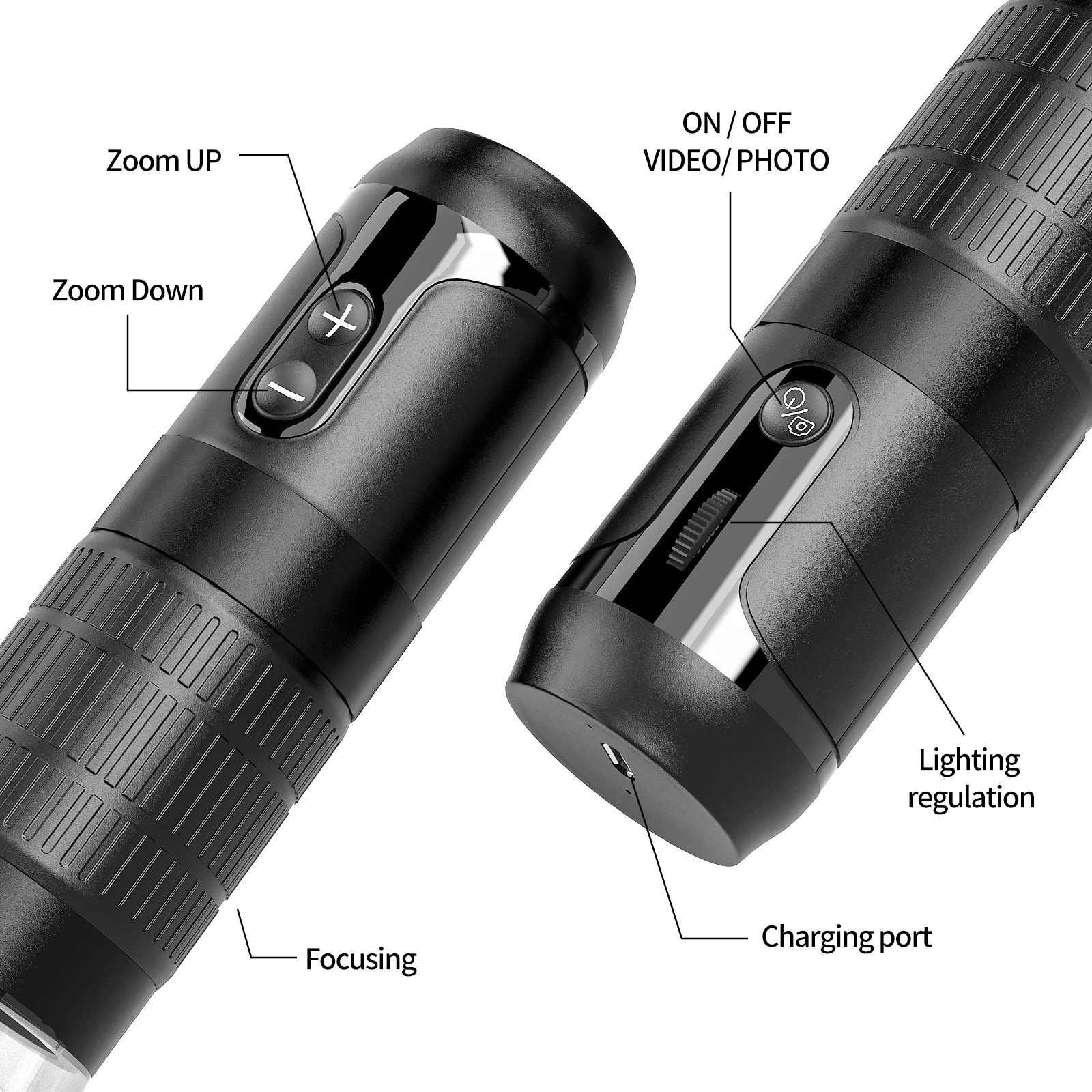 WiFi Wireless Microscope 50-1000X 1080P HD Video Magnifier 8 LED Lights Portable USB Skin Inspection iPhone Android iOS PC