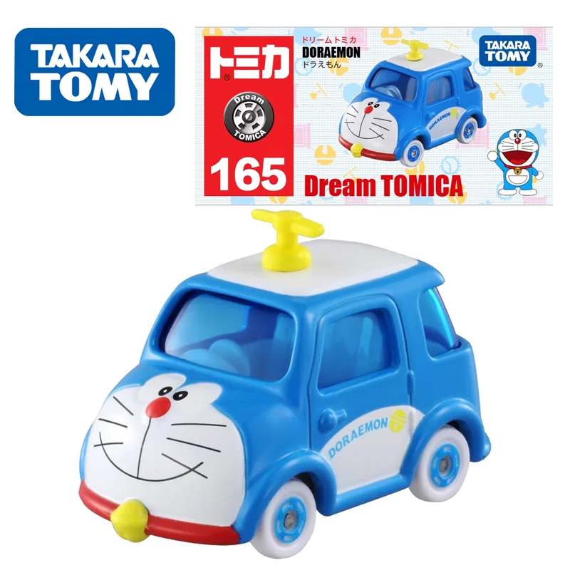 TAKARA TOMY Tomica NO.165 DORAEMONโลหะผสมรถยนต์ของเล่นยานยนต์Diecastโลหะรุ่นของขวัญเด็ก