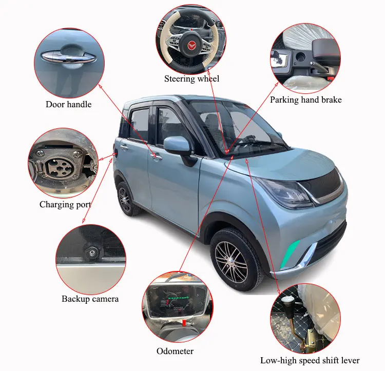 2023 New model high quality New Energy Vehicles big power 4 wheel electric car for adult