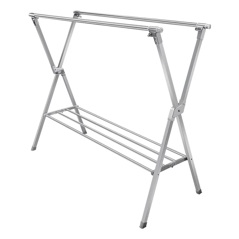 

Folding stainless steel hanger