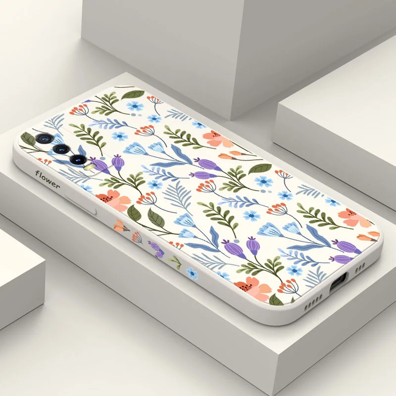 

Exquisite Flowers Case For VIVO Y20 Y20i Y20S Y30 Y33T Y35 Y76 Y22 Y11 Y12 Y12S Y15 Y21 Y21T V25E V25 V23 V23E V21 V20 Pro 4G 5G