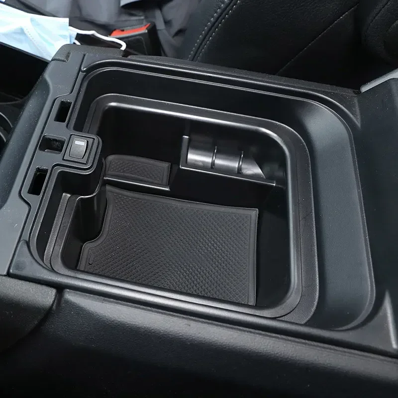 For Land Rover Discovery 4 LR4 2010-2016 ABS Black Car Central Storage Box Door Phone Glove Armrest Box Car Accessories