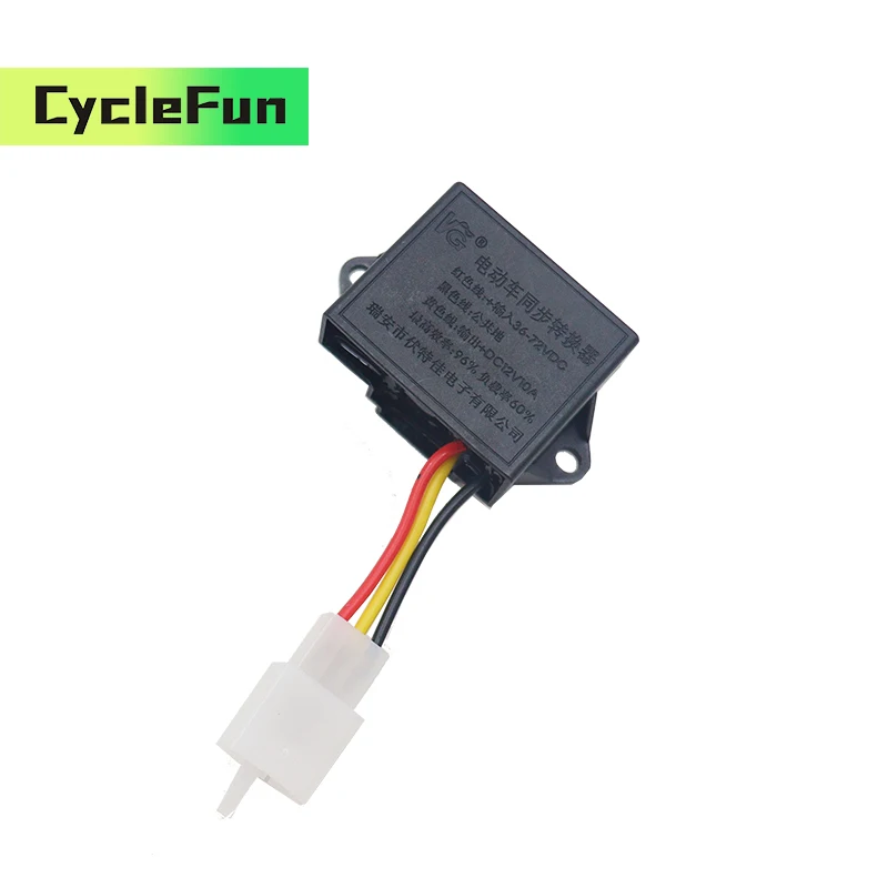 

Высокоэффективный компактный DC-DC преобразователь 36В-72В в 12В 10А 120Вт для ламп, электровелосипедов и скутеров