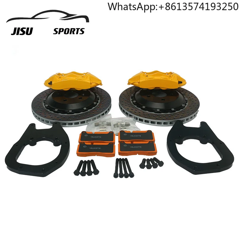 Kit de Frenos de Alto Rendimiento para Auto, Caliper, Pastillas, Discos, 4 Pistones Traseros GT4, Directo de Fábrica, para BMW F10, Toyota, Benz, Audi, Mazda V