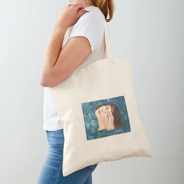 Abstract Melting Portrait Tote Bag