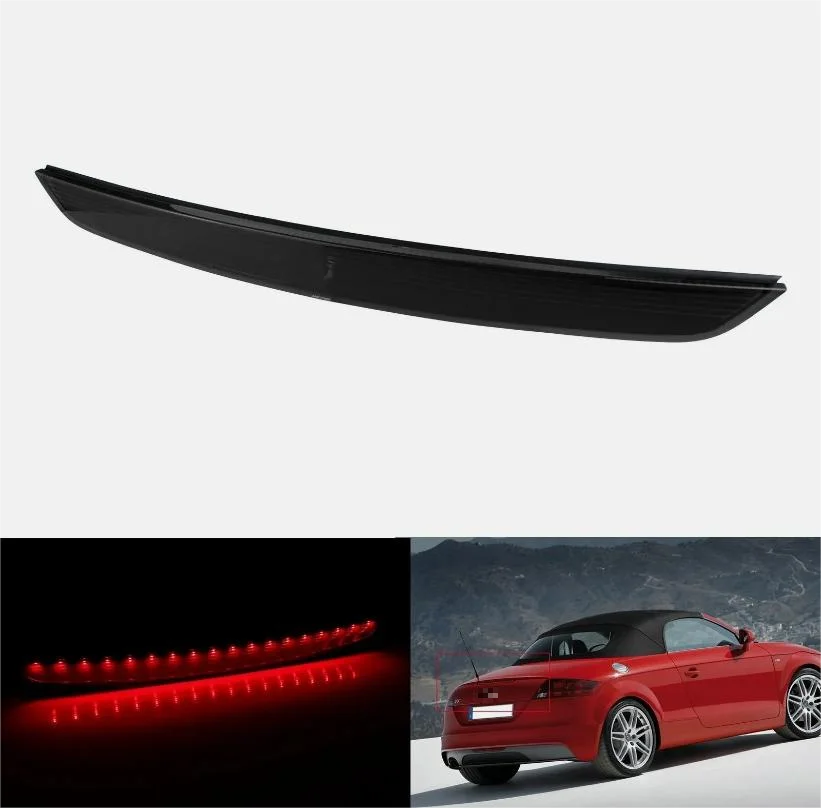 Car Black Smoked Lens High Level Third Rear LED Brake Light Brand New For Audi TT 8J MK2 2006-2014 Car Accessories OEM8J0945097