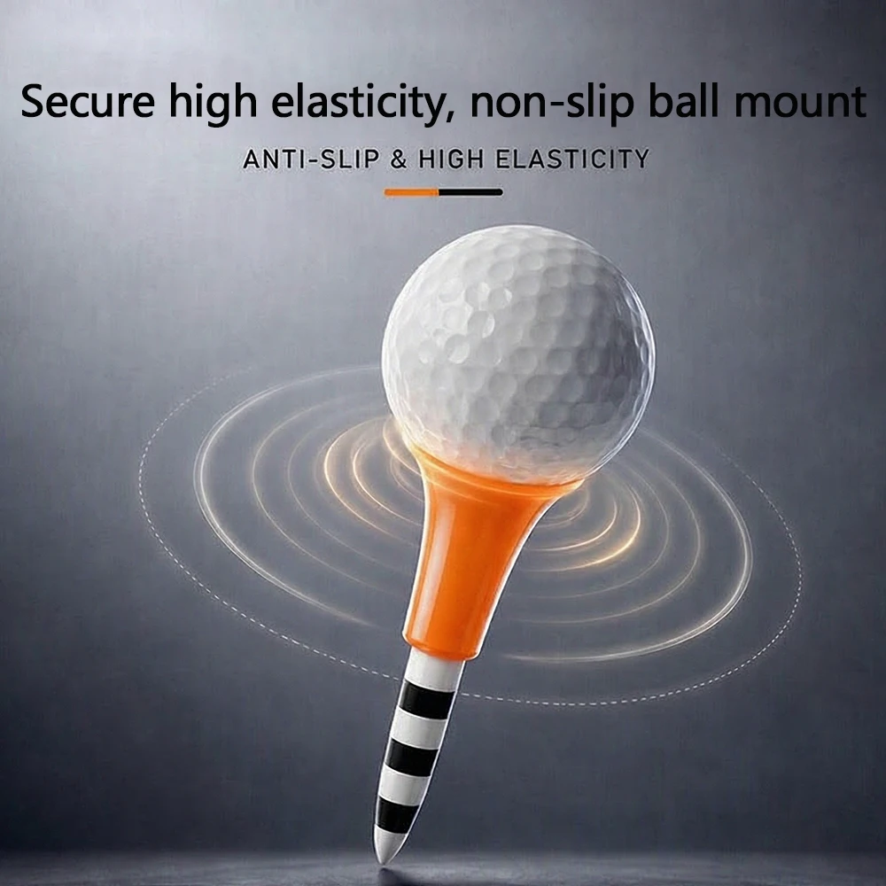 FzcSpeed Gummi-Golf-Tees Golf-Tee-Halter für Driving Range & Simulator 80mm 5er-Pack Unzerbrechliche Golf-Matte-Tees – Detail 10