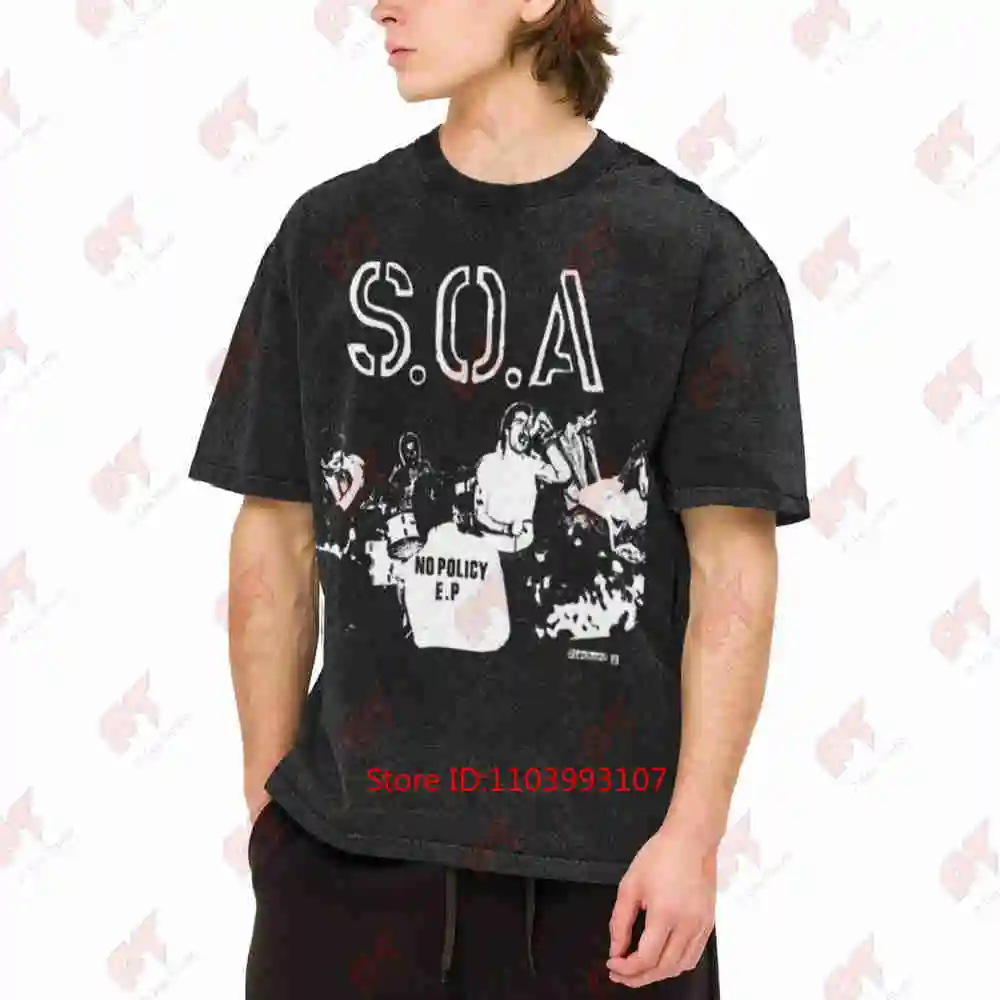 SOA Make An Effort Vintage Washed Tee Pure Cotton T-Shirt