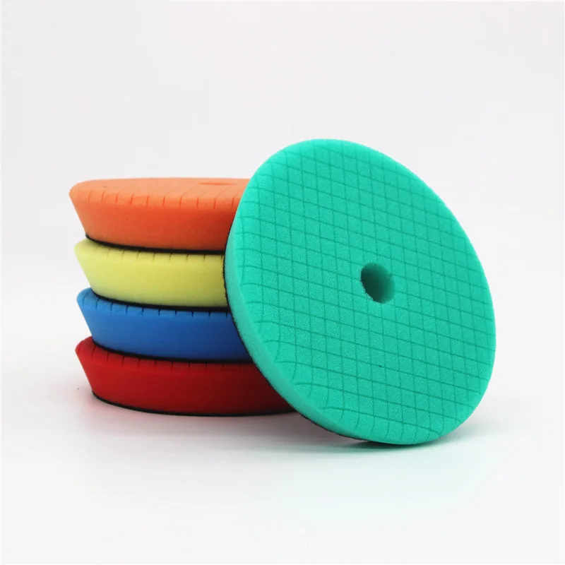 5Pc 5Inch Polishing Pads, Foam Polish Pad for Compounding, Polishing and Waxing for 5'' Backing Plate Car Polisher