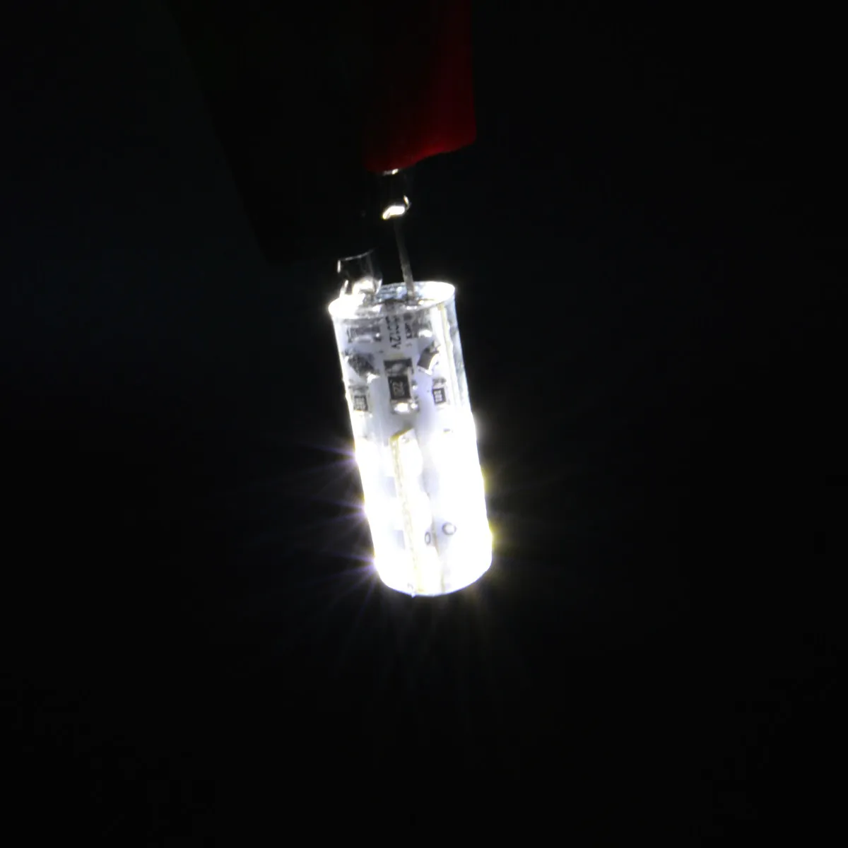10Pcs G4 1.5W LED Bulbs White Dc 12V 24-LED 3014 Smd Silicone Eco-Friendly Energy Saving Light Lamp G4 LED Bulb 12V