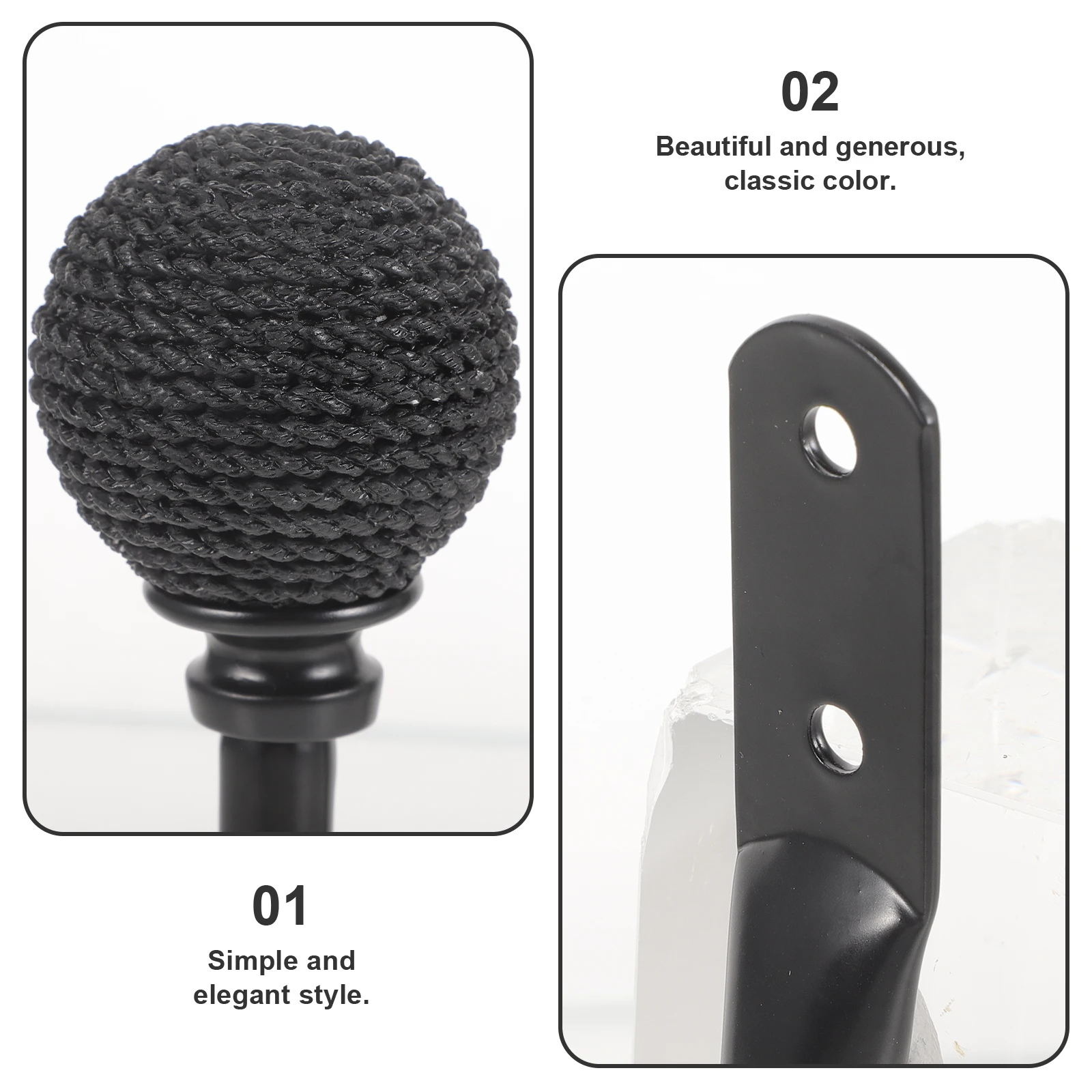 

Curtain Holdback Resin Hook Multi-Use for Curtains Towels Clothes Bedroom Living Room Kitchen Window Curtain Hooks