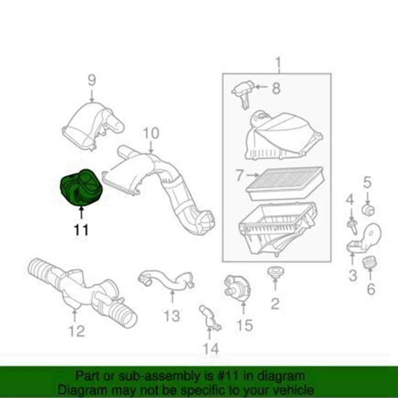 Car Engine Intake Hose Replacement Accessories For Mercedes-Benz W204 W212 C63 E63 AMG 2008-2014 A1560941582 A1560941682