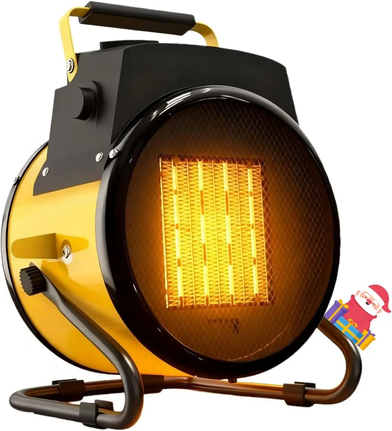 سخان سيراميك PTC محمول للفناء، سخان كهربائي خارجي ثلاثي الأوضاع للسطح، المرآب، الدفيئة