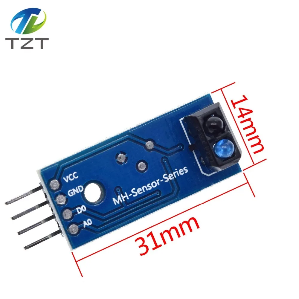 DIYTZT 1/5PCS TCRT5000 Infrared Reflective IR Photoelectric Switch Barrier Line Track Detection Module Blue