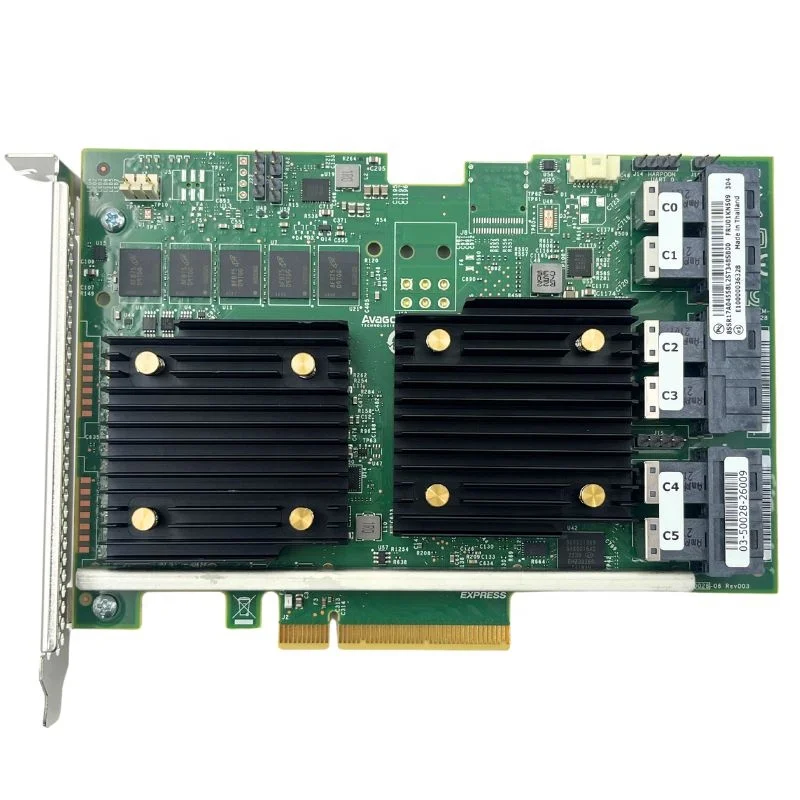 TLF Array-kaart PCIe 3.0 X8-interface SAS3516-chip 4 GB cache 12 Gbps SAS/SATA RAID-controller ThinkSystem RAID 930-24i