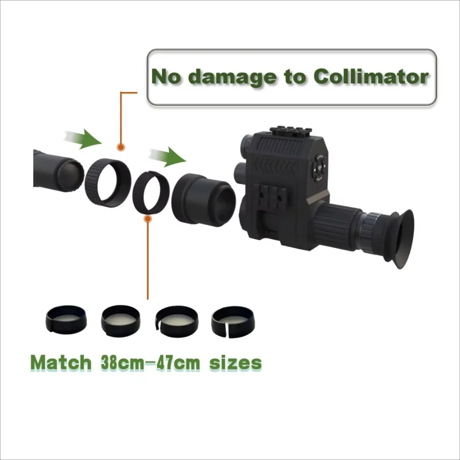 Day And Night Monocular TelescopeMegaorei NK007 2025 Smart - designed 1080P Telescope - Laser IR Night Vision for Outdoor Use