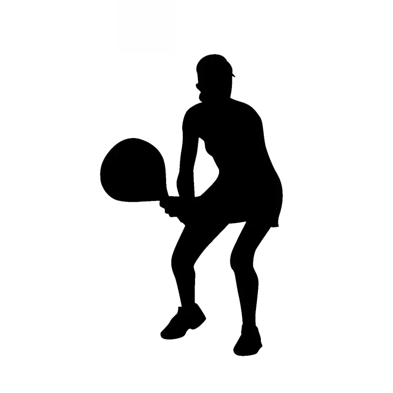 

Car Stickers Funny Tennis Player Sports Decoration Car Modeling Stickers PVC Accessories Graphics Black/white, 15cm*9cm