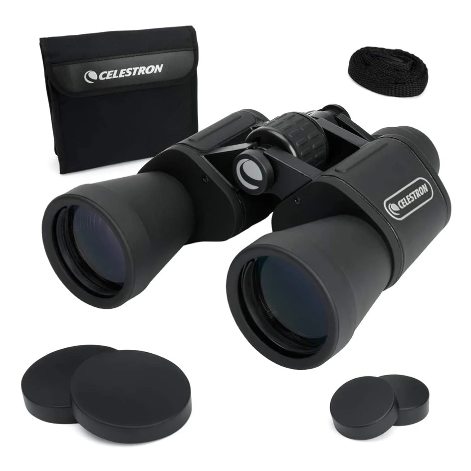 

For 10X magnification Porro prism binocular 10x50mm binocular telescope ideal for for hikes and outdoor adventures to observe