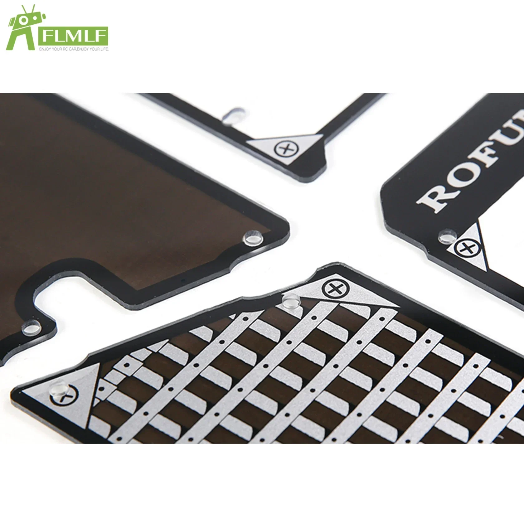 Plastic Beschermende Rolkooi Autoruit Set Fit voor 1/5 ROFUN E-BAHA ROVAN E-BAJA EQ6 Rc Auto Speelgoed Games Onderdelen