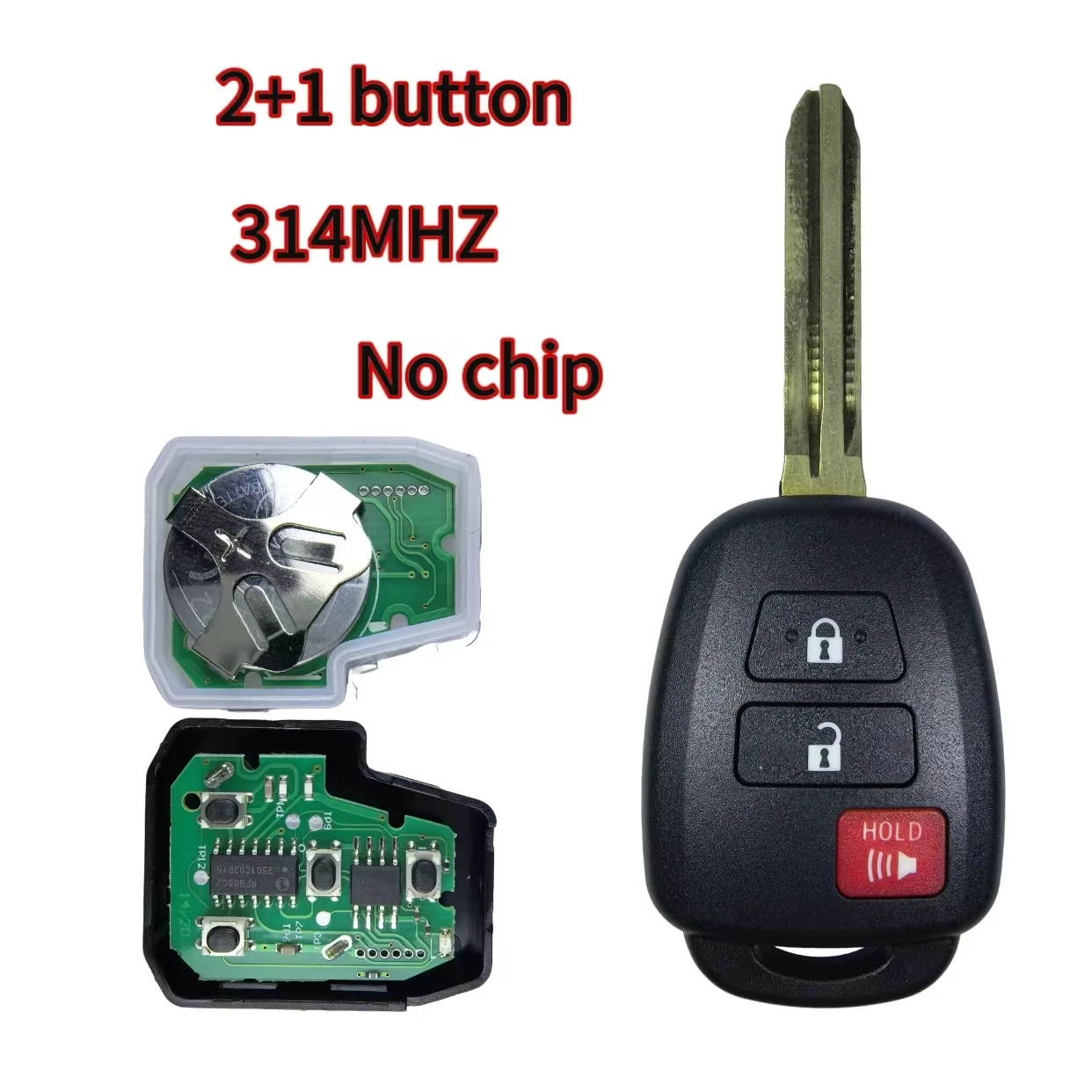 Jingxin HYQ12BEL/HYQ12BDM/HYQ12BDP 89070-02880 72G/H-8A Chip 314,3MHz Autoschlüssel/Gehäuse für Toyota Camry Corolla 2012-2017 – Detail 9