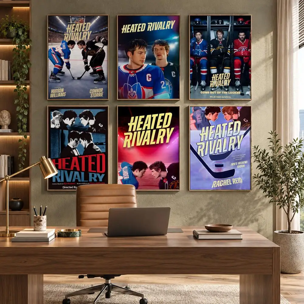 Movie H-Heated Rivalry Poster High-Quality Waterproof Wall Decal for Study, Living Room & Garage, Great Gift for Fans