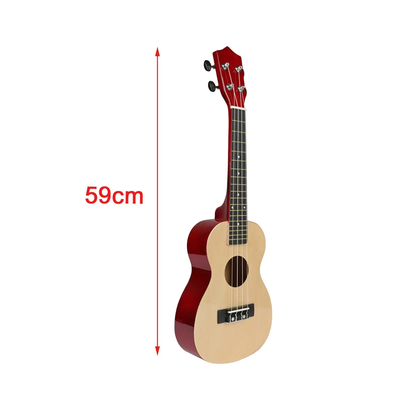 Mini Ukulele Toy for Kids 23 Inch Wooden Guitar with 4 Strings Early Educational Musical Instrument for Boys Girls
