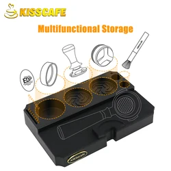 Coffee Tamping Station Organizer Stand Portafialter Holder Support Base Delonghi Breville For Espresso Maker Accessories Barista