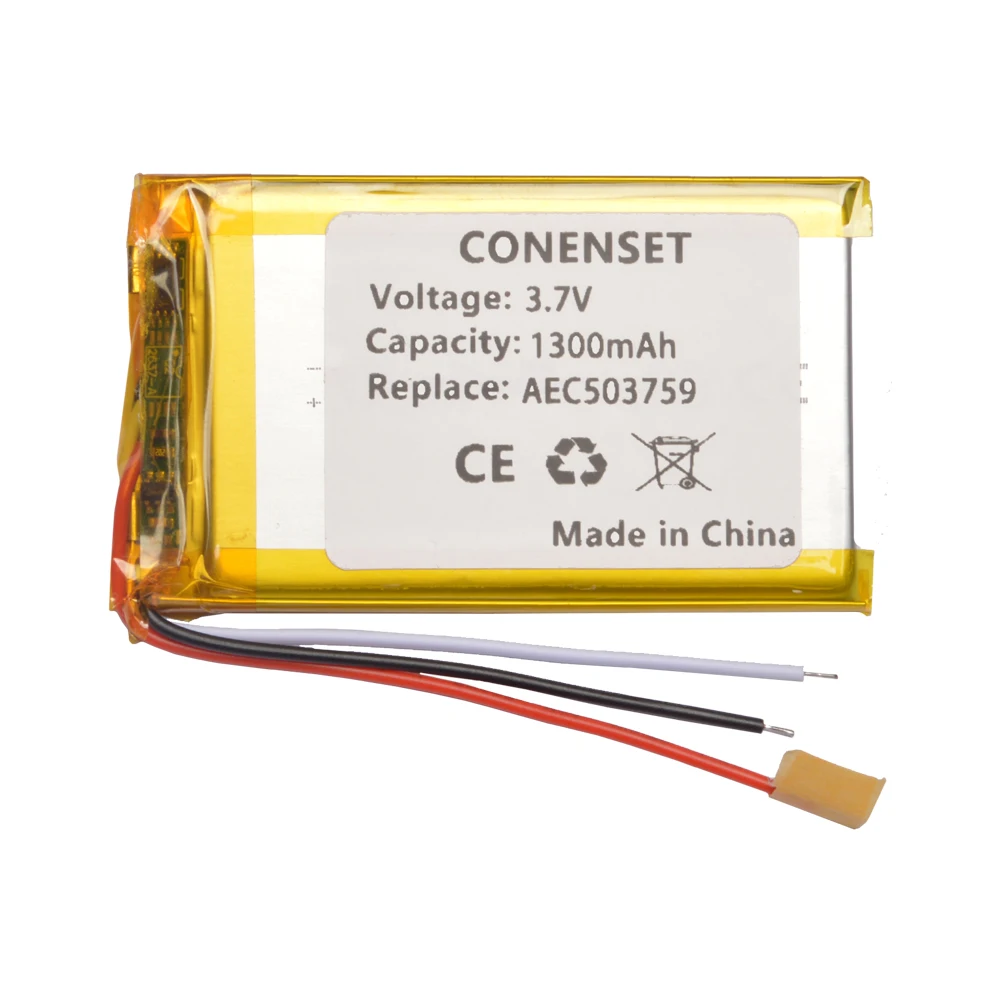 Bateria zamienna 3.7V 1300mAh do słuchawek gamingowych Steelseries Arctis 7 7P 3 1 Wireless Bluetooth AEC503759 — zdjęcie produktu 7