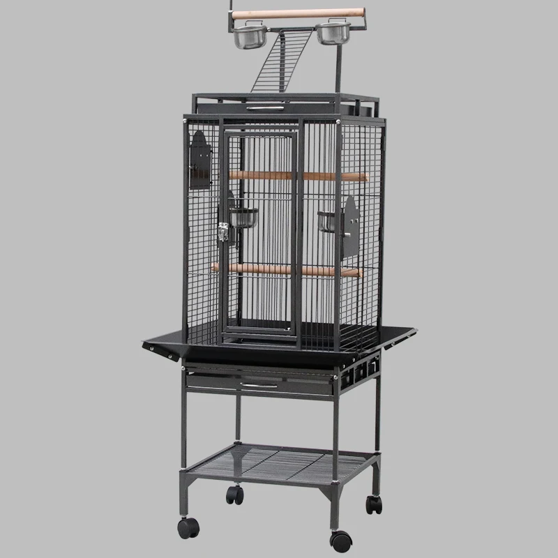 

Parrot Stand Bird Cages Canari Portable Canary Pigeon Outdoor Bird Cages Feeder Budgie Gaiola De Passarinho Pet Products YY50BC