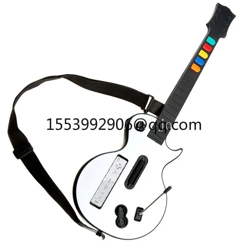 

Guitar Hero Game Wireless Gaming Controller Guitar Hero Rock band 2.4 G Remote Guitar Handle Console Gamepad 5Key For PC PS3 PC