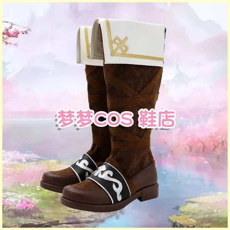 

Ботинки Marth для косплея Fire Emblem, обувь ручной работы для Рождества и Хэллоуина, ботинки для вечеринок