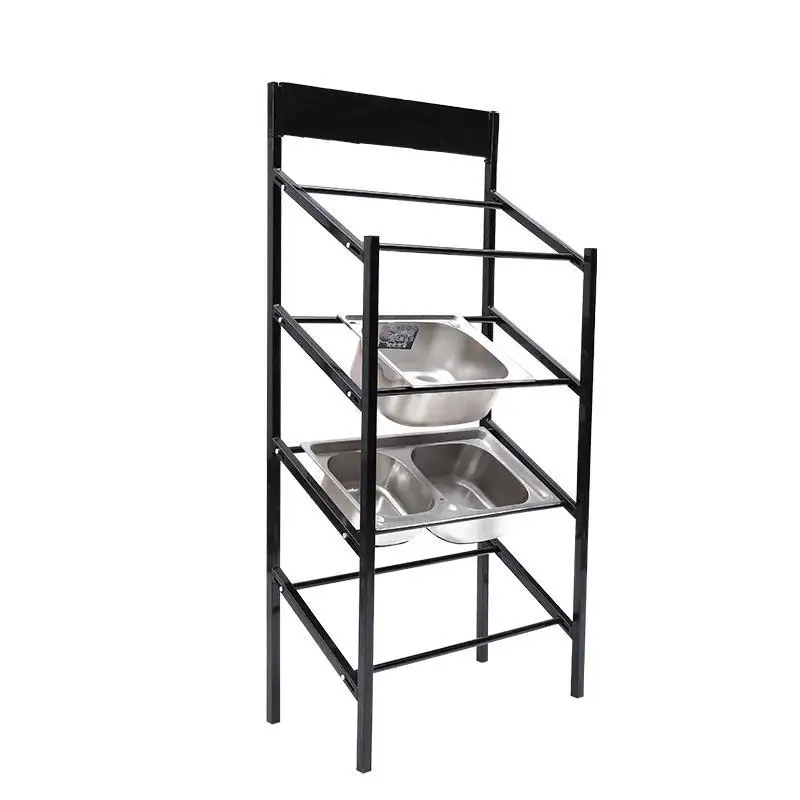 

Steel Pipe Single Double Sink Washbasin Vegetable Basin Ceramic Display Tile Showcase Sample Sanitary Ware