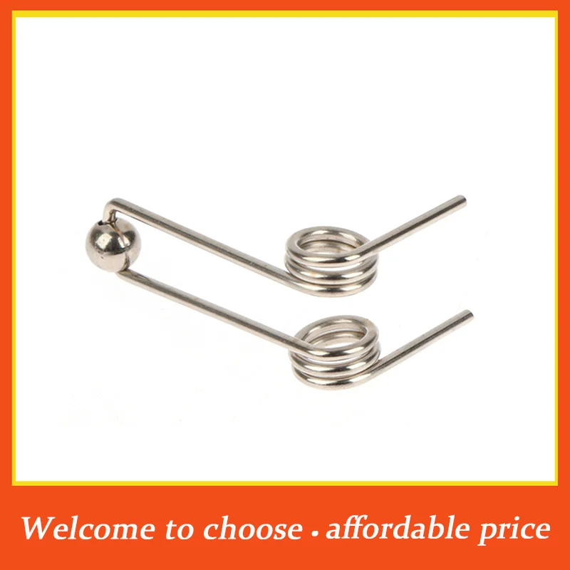 #2Pcs Wire Diameter 1.2mm Curling Iron Replacement Double Return Torsion Spring Hair Curling Rod Accessories