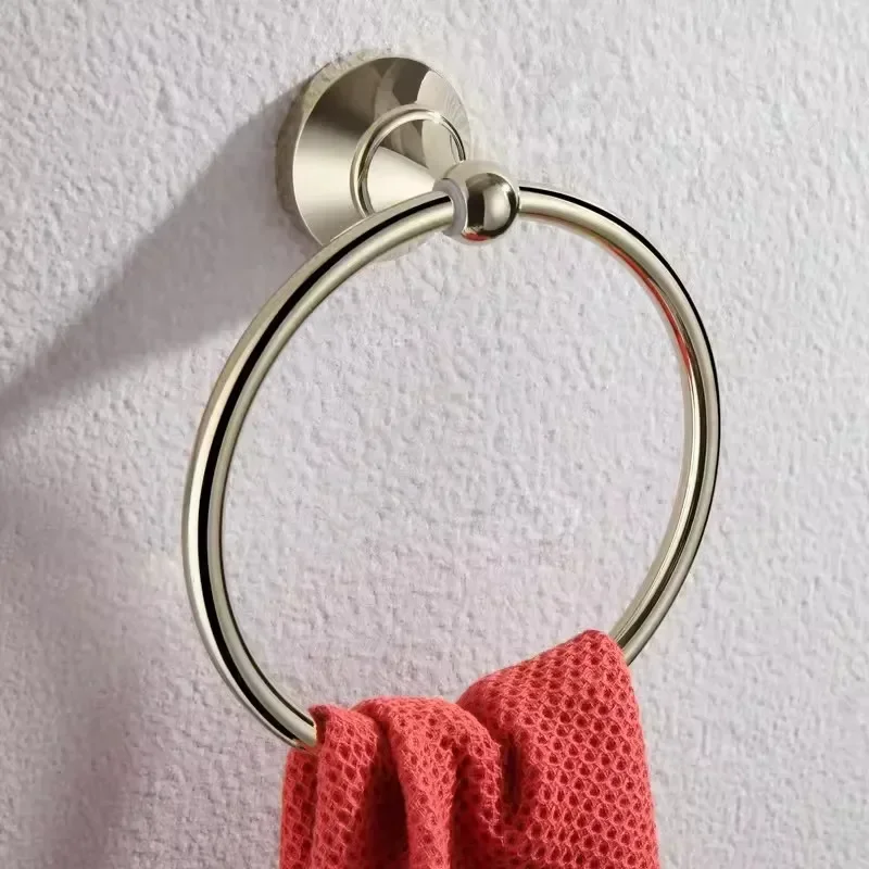 

HOT SALE Home Accessories Solid Brass Bathroom Accessories Set Golden Towel Rack Holder Toilet Brushed Hardware Set Cheap And Fi