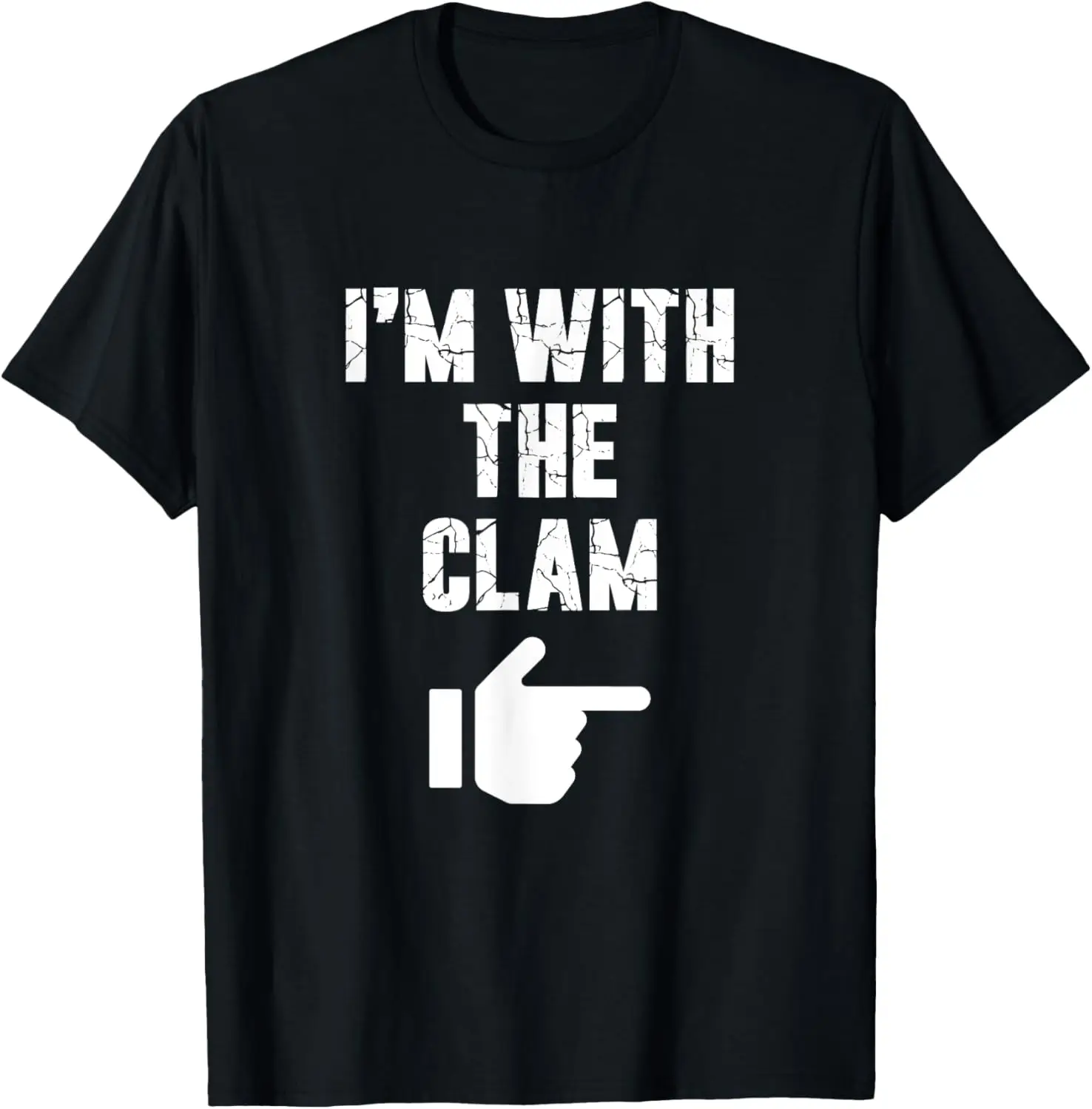 I'm with the Clam Fun Easy Playful Halloween Costume T-Shirt