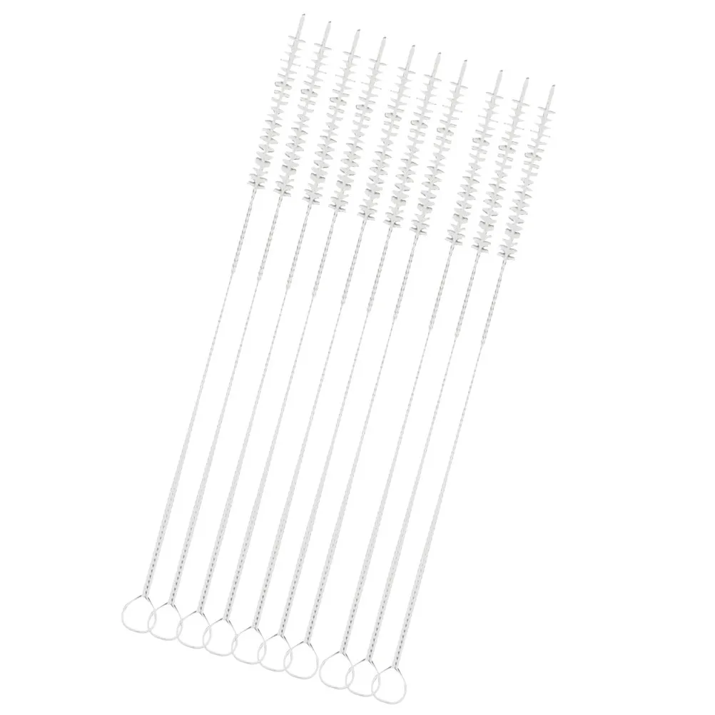 

Набор из 10 щеток для чистки соломинок из нержавеющей стали для детских бутылочек, многоразовые, экологичные, безопасные для посудомоечной машины, гигиеничные, для кухни