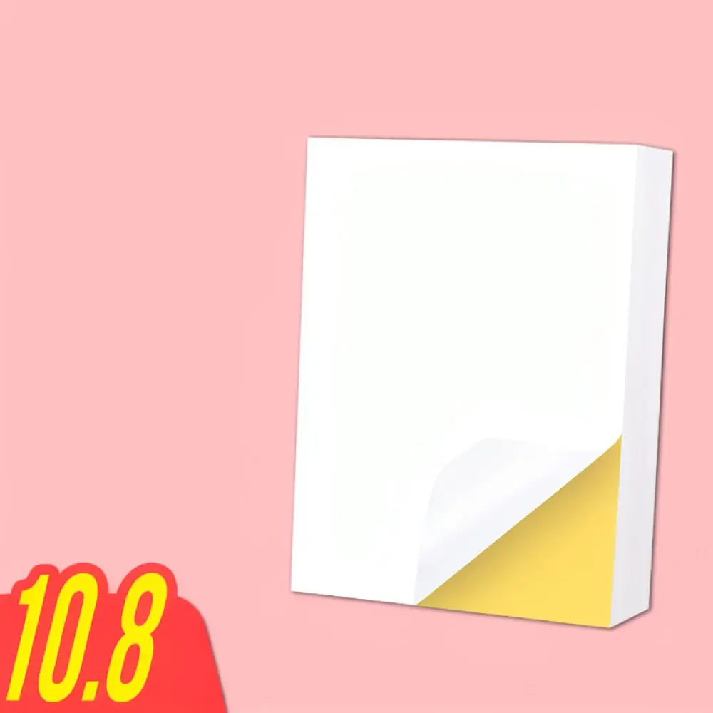 A4 Adhesive Sticker Sheets For Office Document Organization Matte Glossy Kraft Finish Printable Craft Label