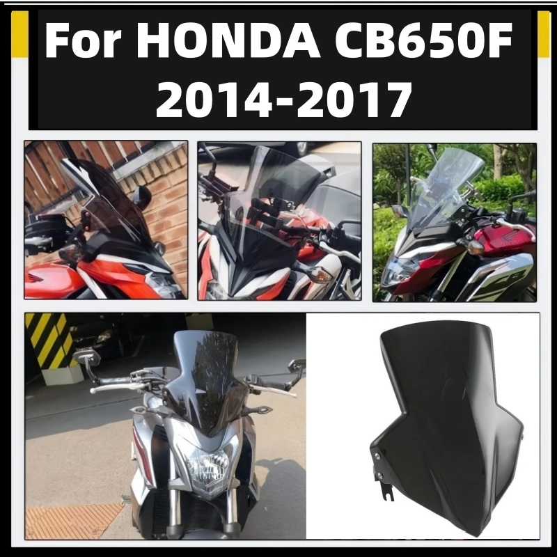 

For HONDA CB650F 2014-2016 2017 motorcycle modification special front windshield diffuser and windshield accessories CB 650 F