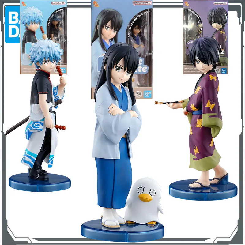 

Bandai Original Action Figure Adokenette Sakata Gintoki&Katsura Kotaro&Takasugi Shinsuke Action Figure Toys for Boys Gift Model