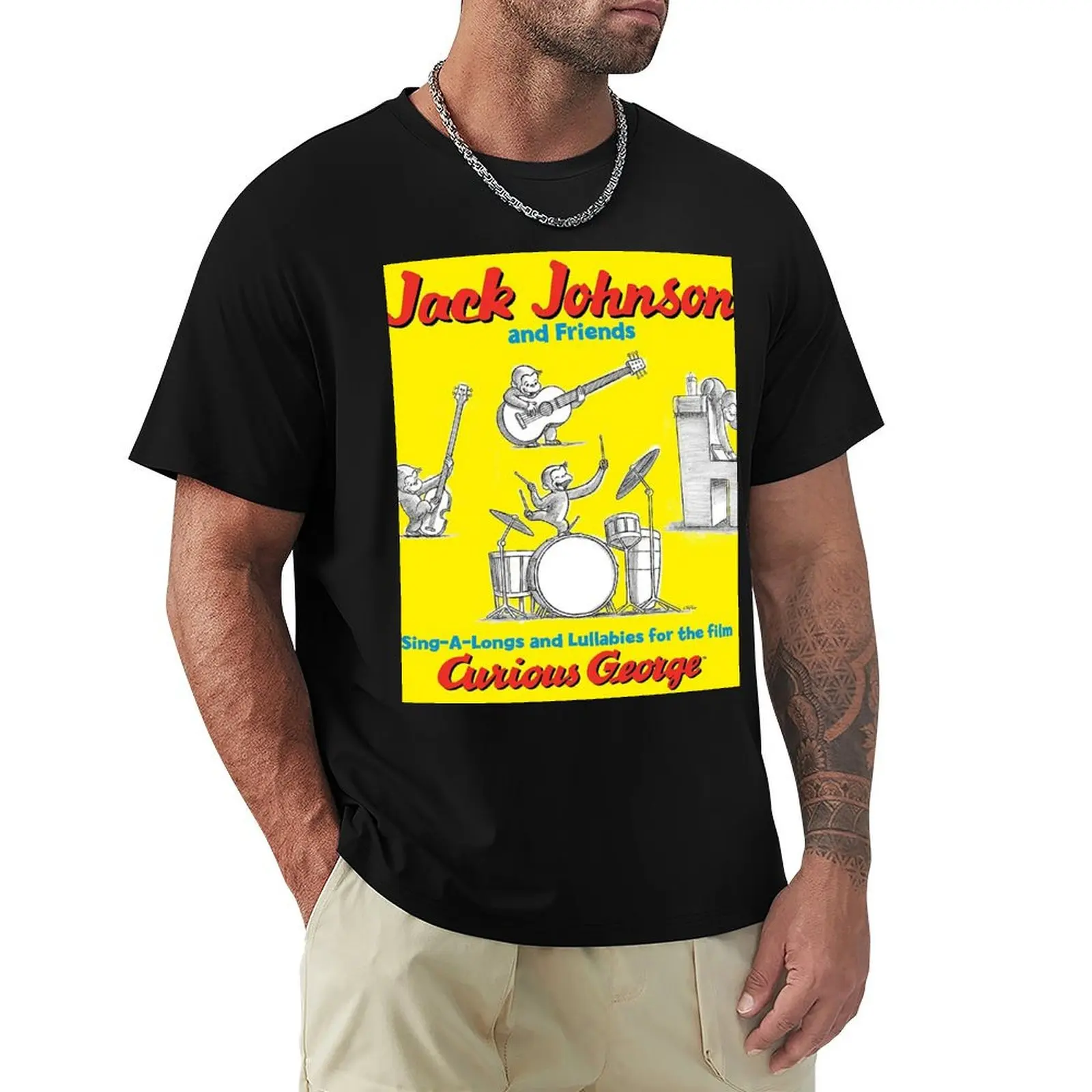 Sing A Longs And Lullabies For The Film Curious George T-Shirt Lightweight Gym Training T-Shirt