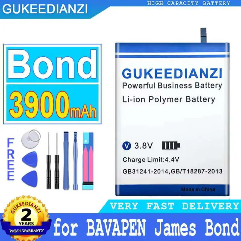 

Премиальная замена аккумулятора для мобильного телефона Bavapen James Bond 3900 мАч большой емкости